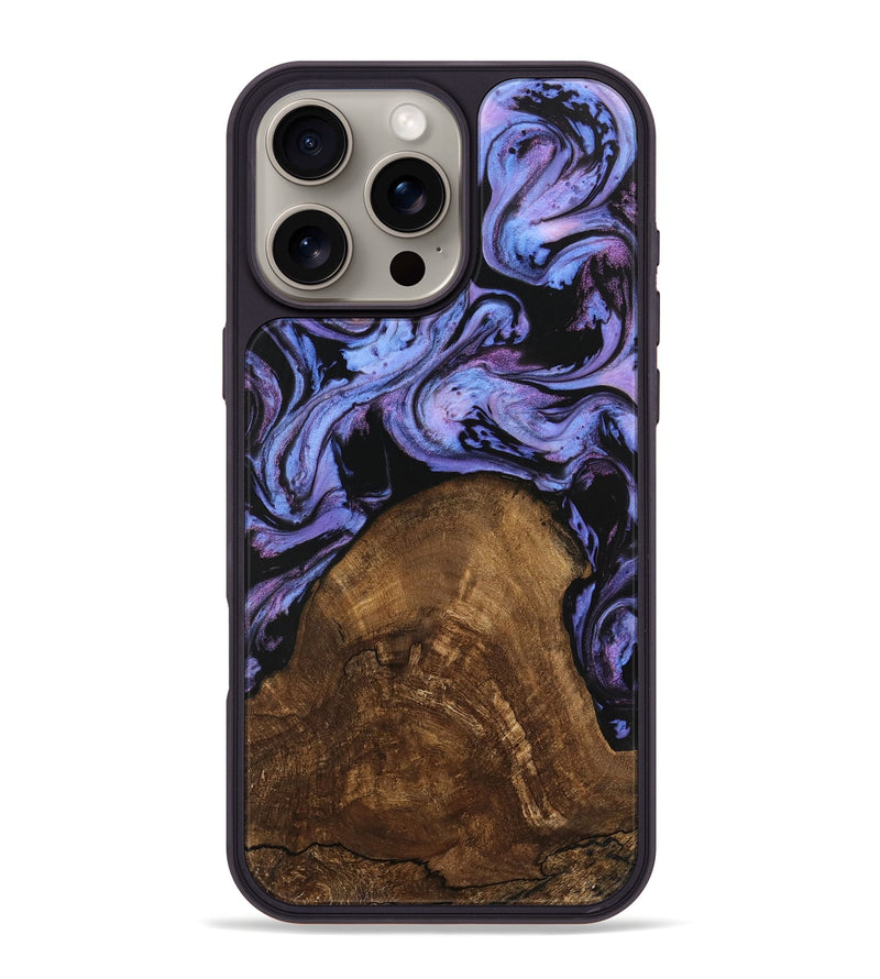 iPhone 16 Pro Max Wood Phone Case - Lorelai (Purple, 746204)