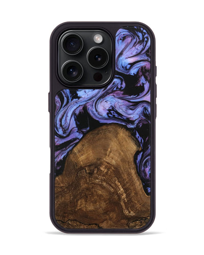 iPhone 16 Pro Wood Phone Case - Lorelai (Purple, 746204)