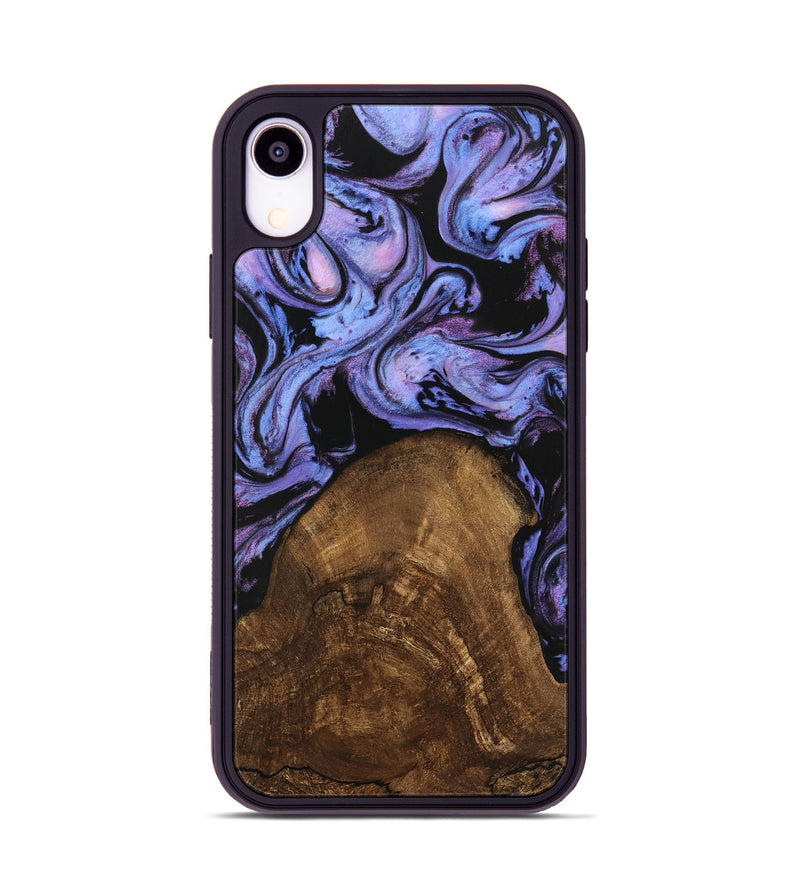 iPhone Xr Wood Phone Case - Lorelai (Purple, 746204)