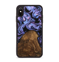 iPhone Xs Max Wood Phone Case - Lorelai (Purple, 746204)