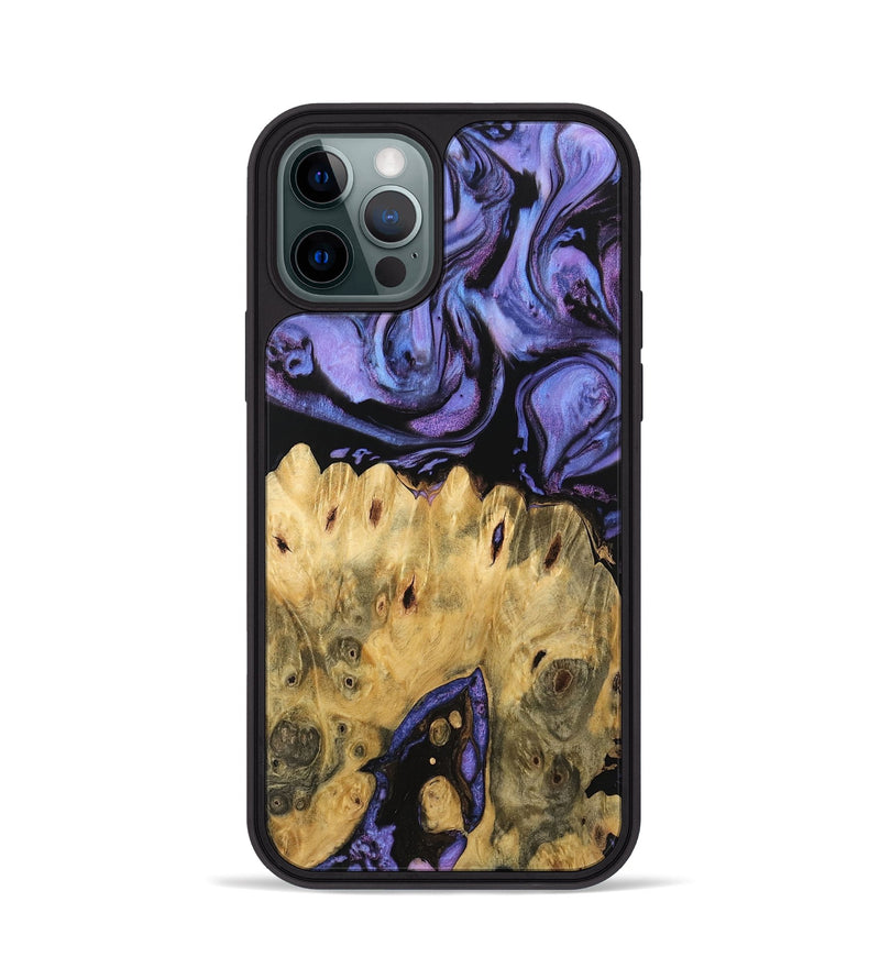 iPhone 12 Pro Wood Phone Case - Rayden (Purple, 746205)