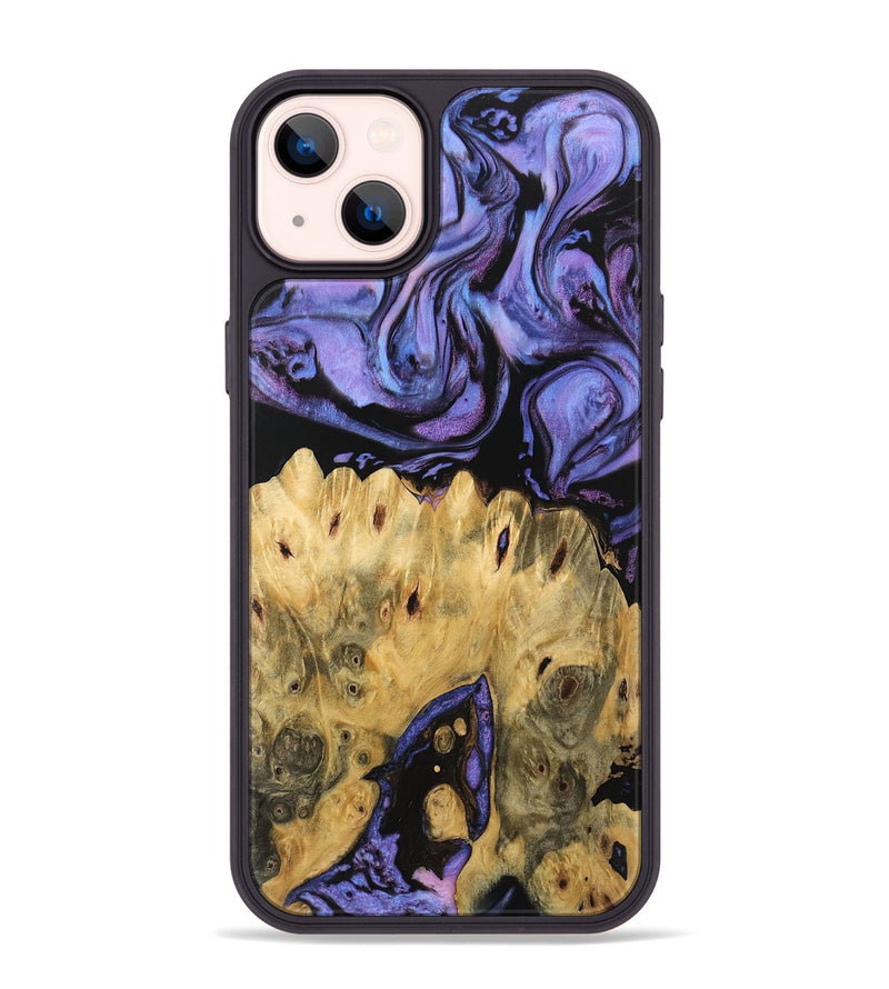 iPhone 14 Plus Wood Phone Case - Rayden (Purple, 746205)