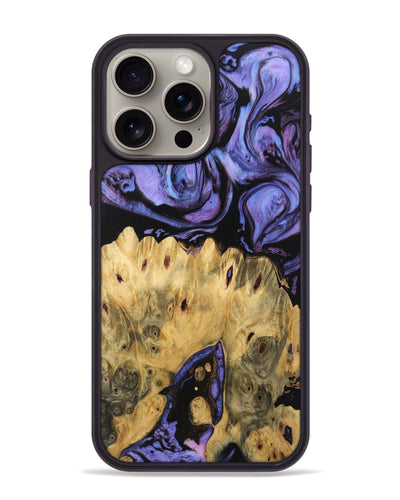 iPhone 15 Pro Max Wood Phone Case - Rayden (Purple, 746205)