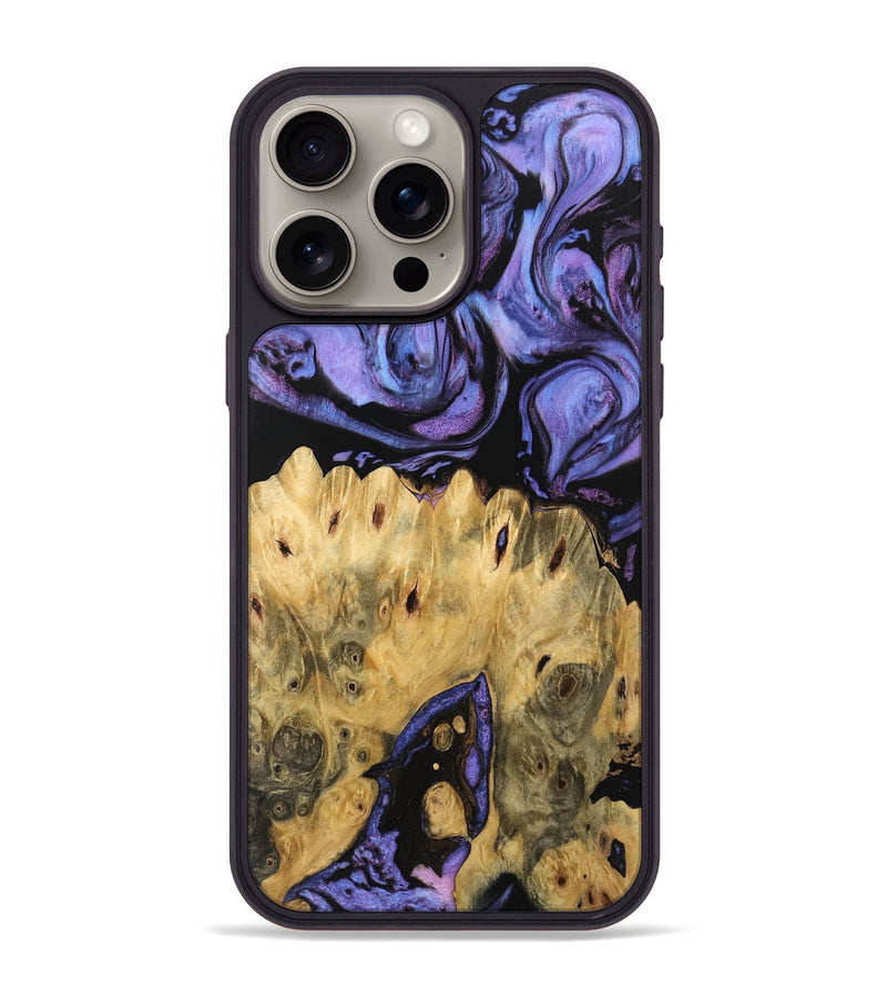 iPhone 15 Pro Max Wood Phone Case - Rayden (Purple, 746205)