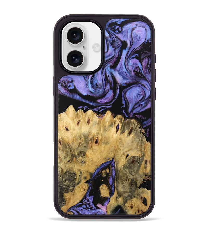 iPhone 16 Plus Wood Phone Case - Rayden (Purple, 746205)