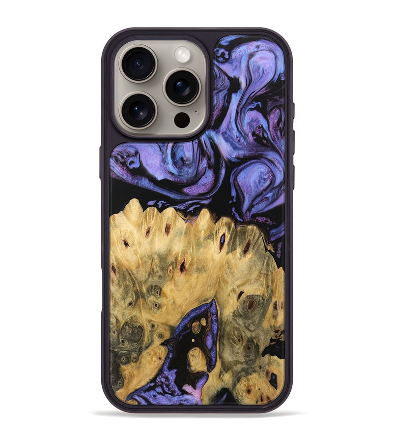 iPhone 16 Pro Max Wood Phone Case - Rayden (Purple, 746205)