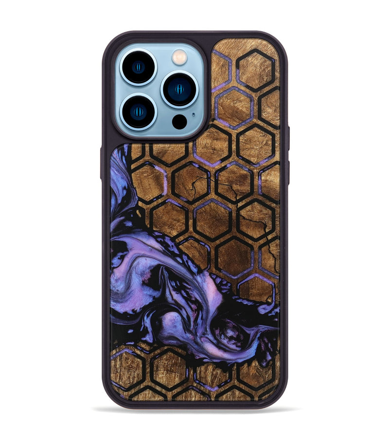 iPhone 14 Pro Max Wood Phone Case - Vera (Pattern, 746206)