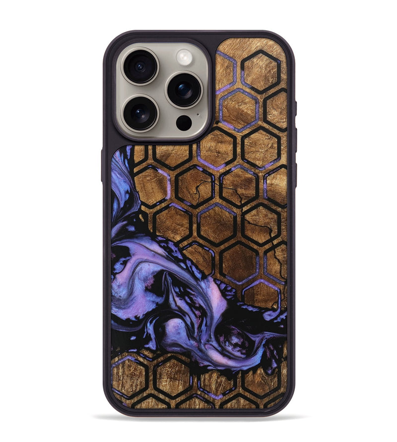 iPhone 15 Pro Max Wood Phone Case - Vera (Pattern, 746206)