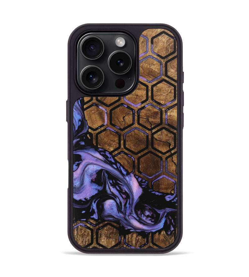 iPhone 16 Pro Wood Phone Case - Vera (Pattern, 746206)