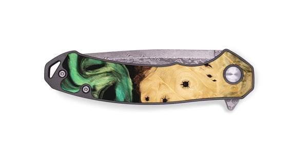 EDC Wood Pocket Knife - Harmoni (Green, 746208)