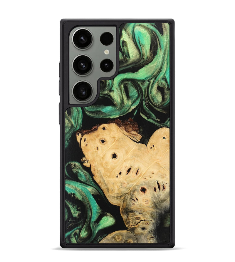 Galaxy S24 Ultra Wood Phone Case - Harmoni (Green, 746208)