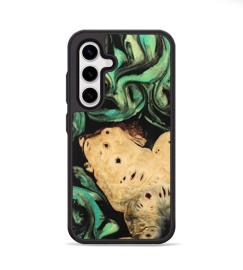 Galaxy S25 Wood Phone Case - Harmoni (Green, 746208)