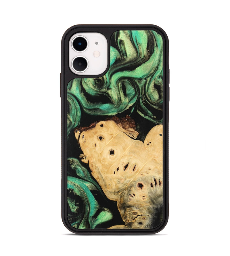 iPhone 11 Wood Phone Case - Harmoni (Green, 746208)