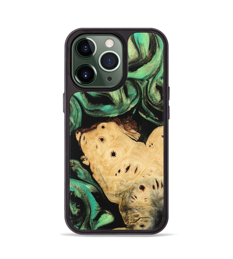 iPhone 13 Pro Wood Phone Case - Harmoni (Green, 746208)