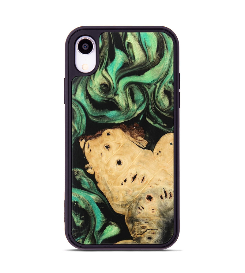 iPhone Xr Wood Phone Case - Harmoni (Green, 746208)