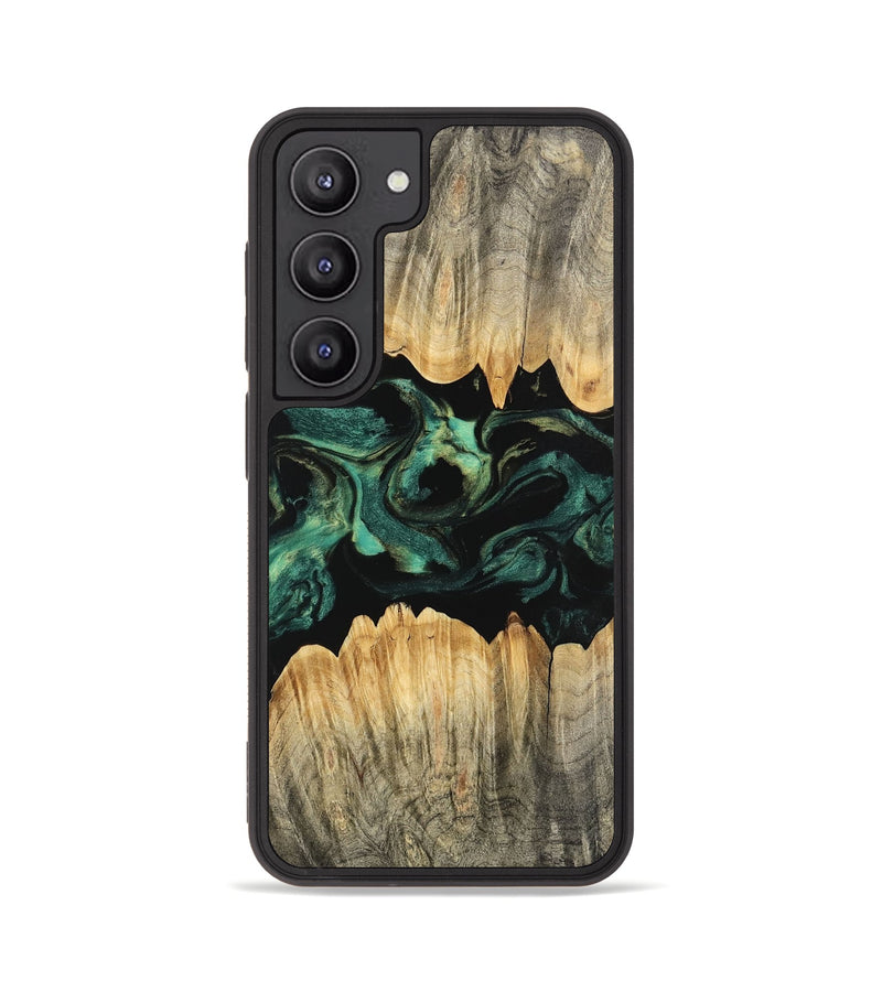 Galaxy S23 Wood Phone Case - Alivia (Green, 746209)