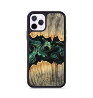 iPhone 11 Pro Wood Phone Case - Alivia (Green, 746209)