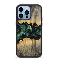 iPhone 14 Pro Max Wood Phone Case - Alivia (Green, 746209)