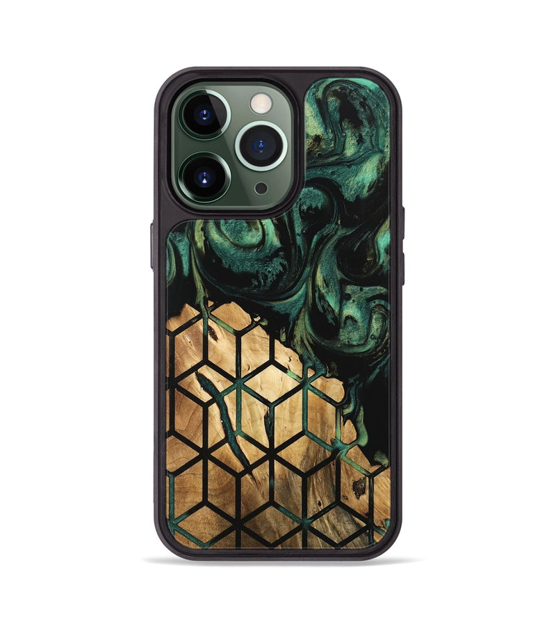 iPhone 13 Pro Wood Phone Case - Lewis (Pattern, 746210)