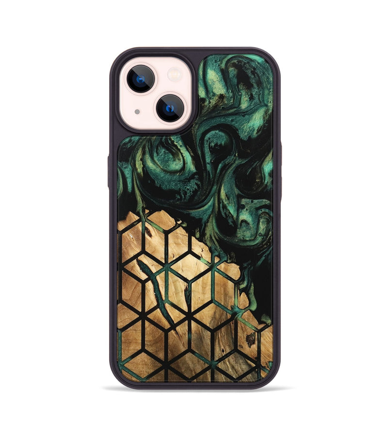 iPhone 14 Wood Phone Case - Lewis (Pattern, 746210)