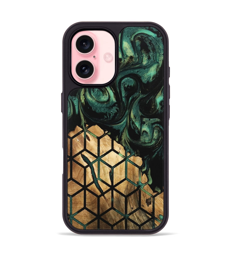 iPhone 16 Wood Phone Case - Lewis (Pattern, 746210)