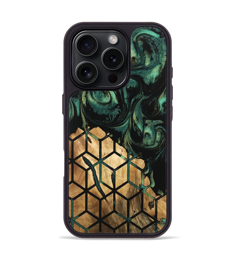 iPhone 16 Pro Wood Phone Case - Lewis (Pattern, 746210)