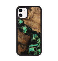 iPhone 11 Wood Phone Case - Knox (Green, 746211)