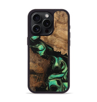 iPhone 15 Pro Wood Phone Case - Knox (Green, 746211)