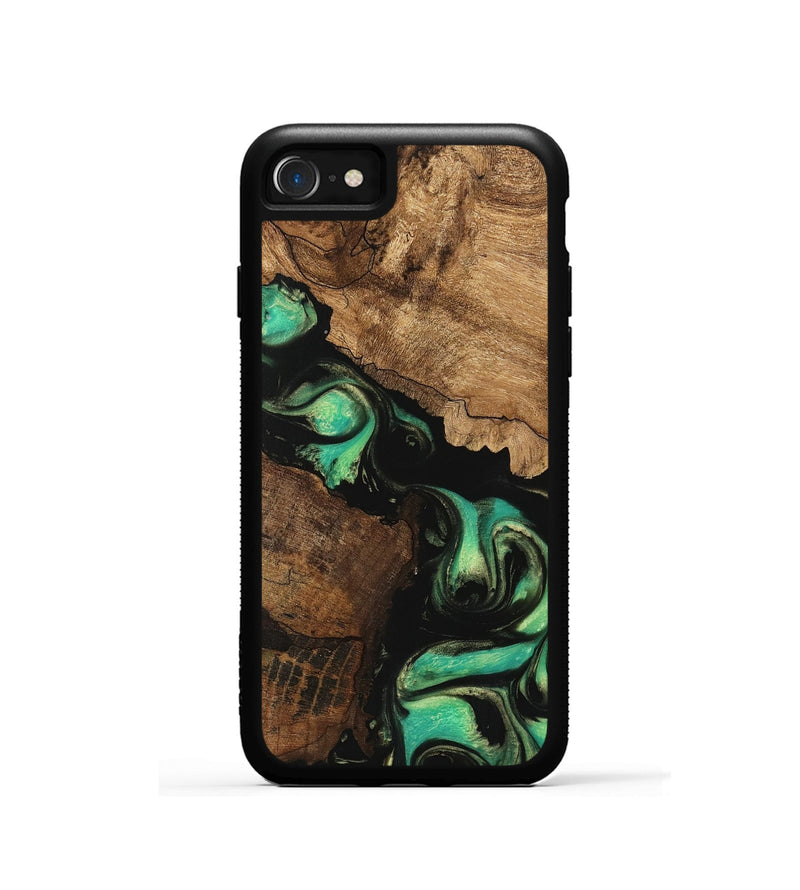 iPhone SE Wood Phone Case - Knox (Green, 746211)