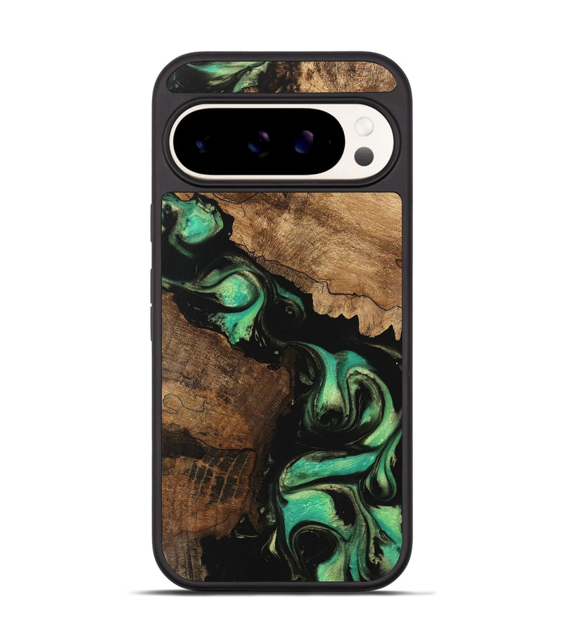 Pixel 9 Wood Phone Case - Knox (Green, 746211)