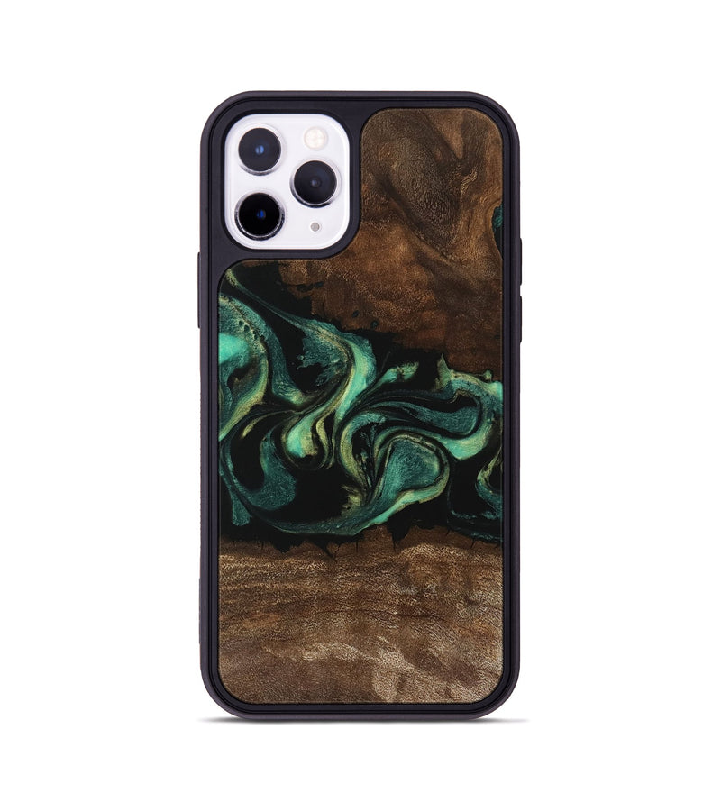 iPhone 11 Pro Wood Phone Case - Jaydin (Green, 746212)