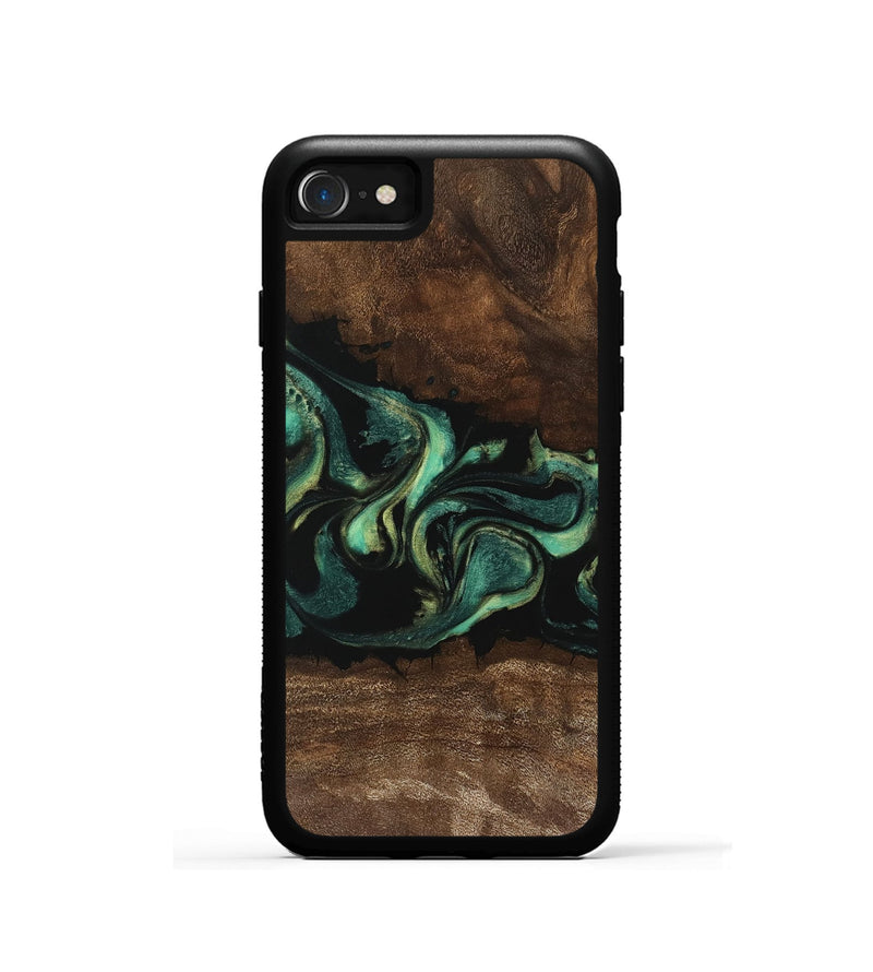 iPhone SE Wood Phone Case - Jaydin (Green, 746212)