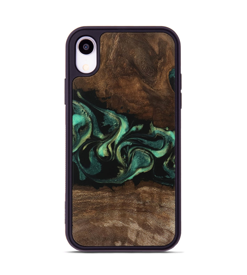 iPhone Xr Wood Phone Case - Jaydin (Green, 746212)