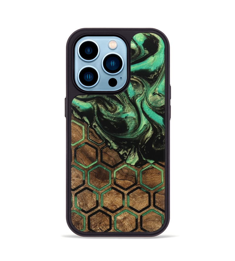 iPhone 14 Pro Wood Phone Case - Kimber (Pattern, 746213)