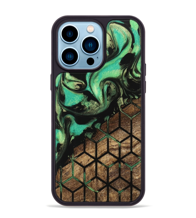 iPhone 14 Pro Max Wood Phone Case - Luz (Pattern, 746214)