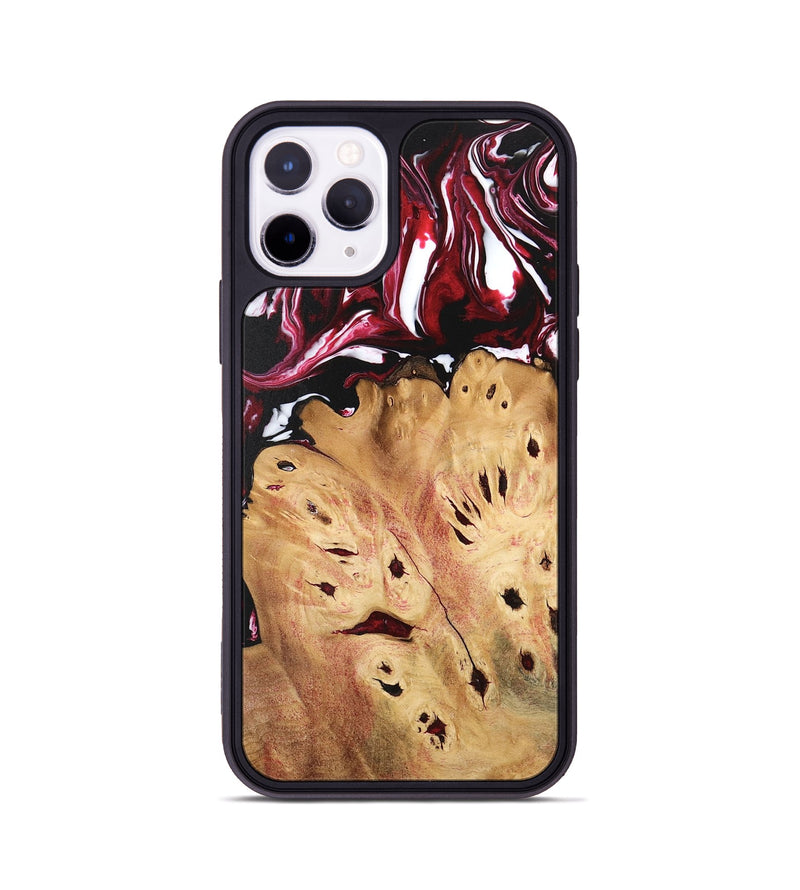 iPhone 11 Pro Wood Phone Case - Shante (Red, 746220)