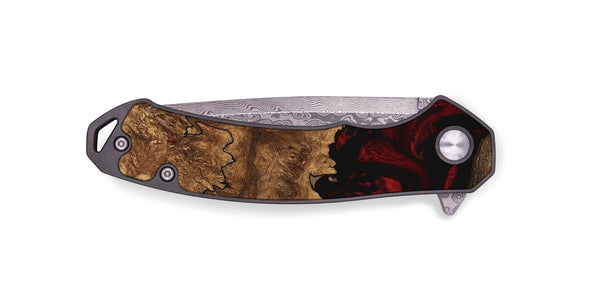 EDC Wood Pocket Knife - Felix (Red, 746221)