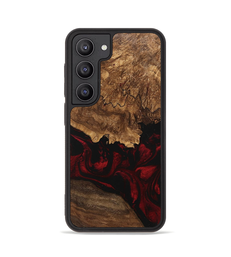 Galaxy S23 Wood Phone Case - Felix (Red, 746221)