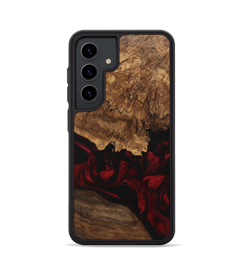 Galaxy S24 Wood Phone Case - Felix (Red, 746221)