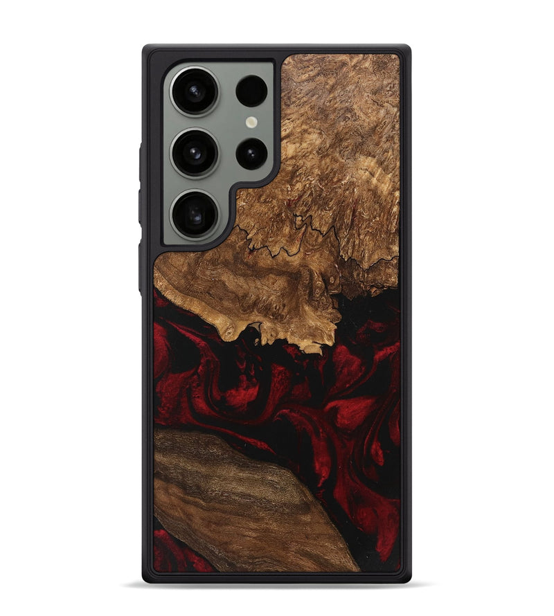 Galaxy S24 Ultra Wood Phone Case - Felix (Red, 746221)