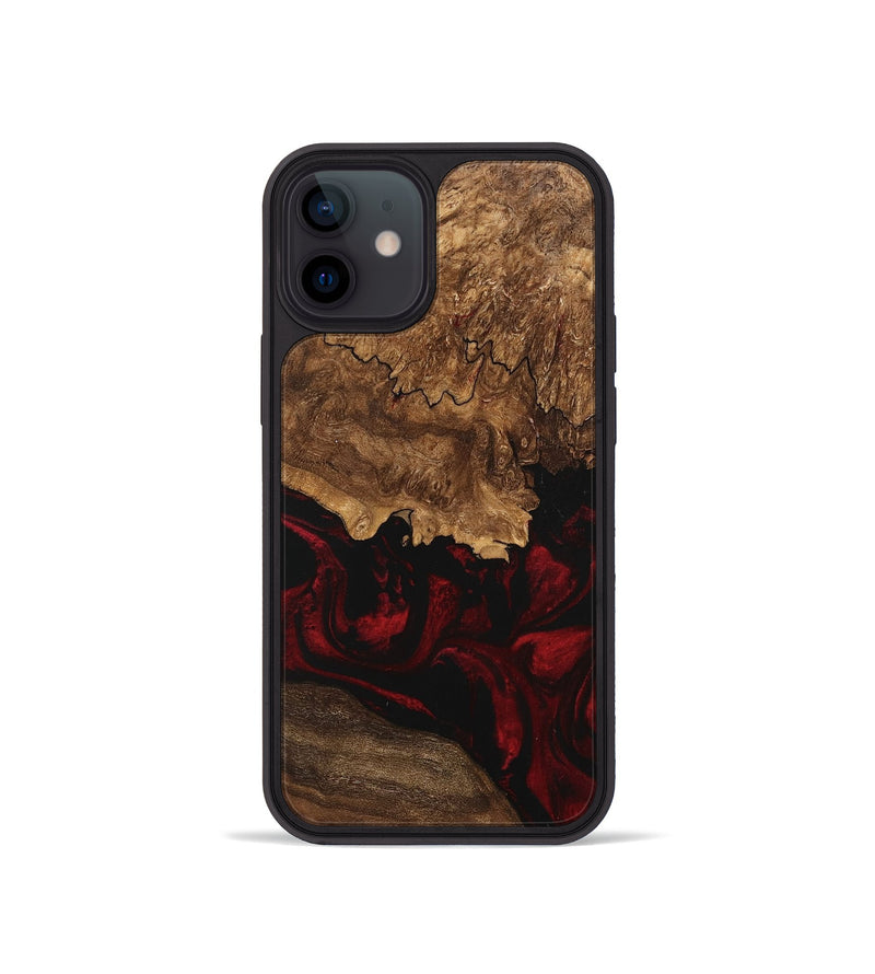 iPhone 12 mini Wood Phone Case - Felix (Red, 746221)