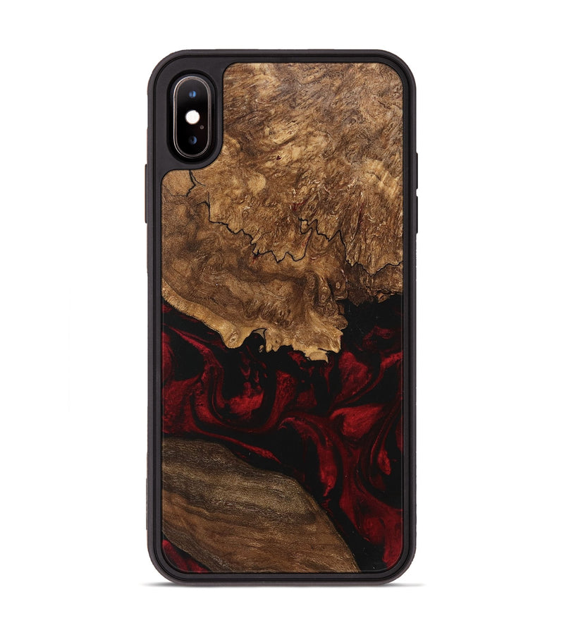 iPhone Xs Max Wood Phone Case - Felix (Red, 746221)