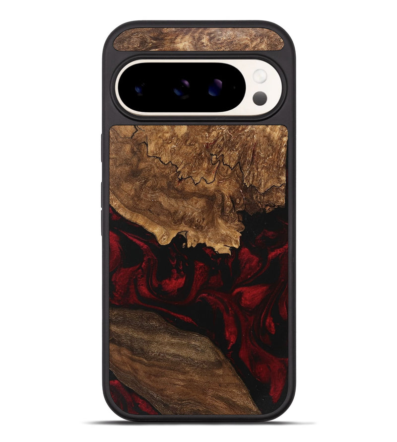 Pixel 9 Pro XL Wood Phone Case - Felix (Red, 746221)