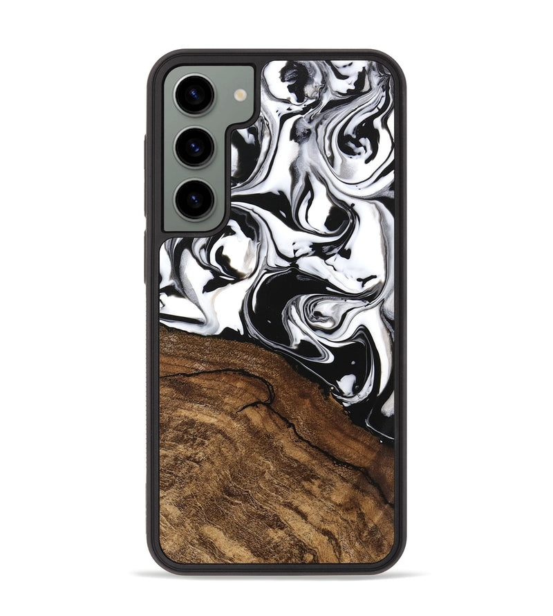 Galaxy S23 Plus Wood Phone Case - Janelle (Black & White, 746225)