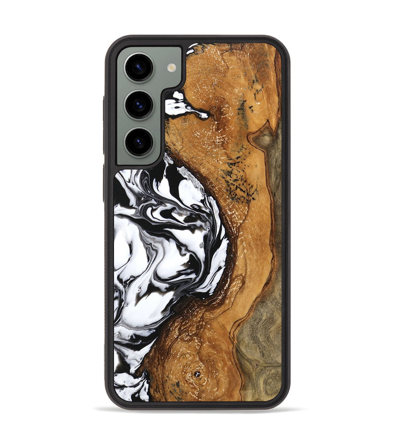 Galaxy S23 Plus Wood Phone Case - Haylie (Black & White, 746229)