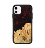 iPhone 11 Wood Phone Case - Robyn (Red, 746230)