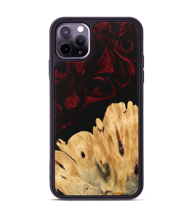 iPhone 11 Pro Max Wood Phone Case - Robyn (Red, 746230)