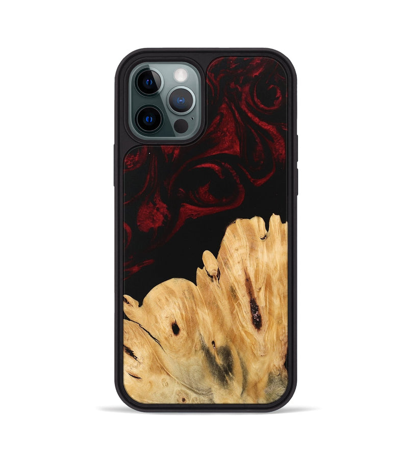 iPhone 12 Pro Wood Phone Case - Robyn (Red, 746230)