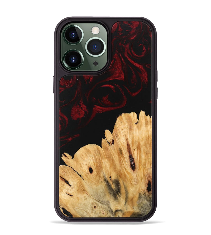 iPhone 13 Pro Max Wood Phone Case - Robyn (Red, 746230)