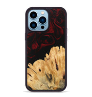 iPhone 14 Pro Max Wood Phone Case - Robyn (Red, 746230)